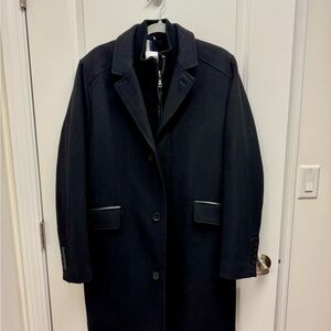 Cole Haan Black Wool Coat